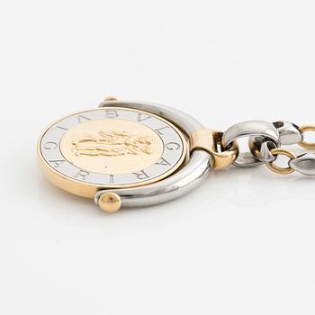 Bulgari, collier, 18K guld och stål.