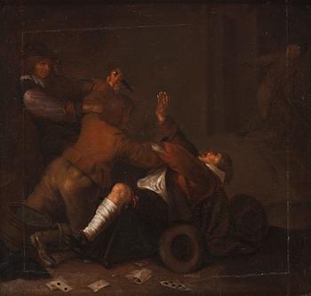703. Cornelis Pietersz. Bega Hans krets, Slagsmålet.