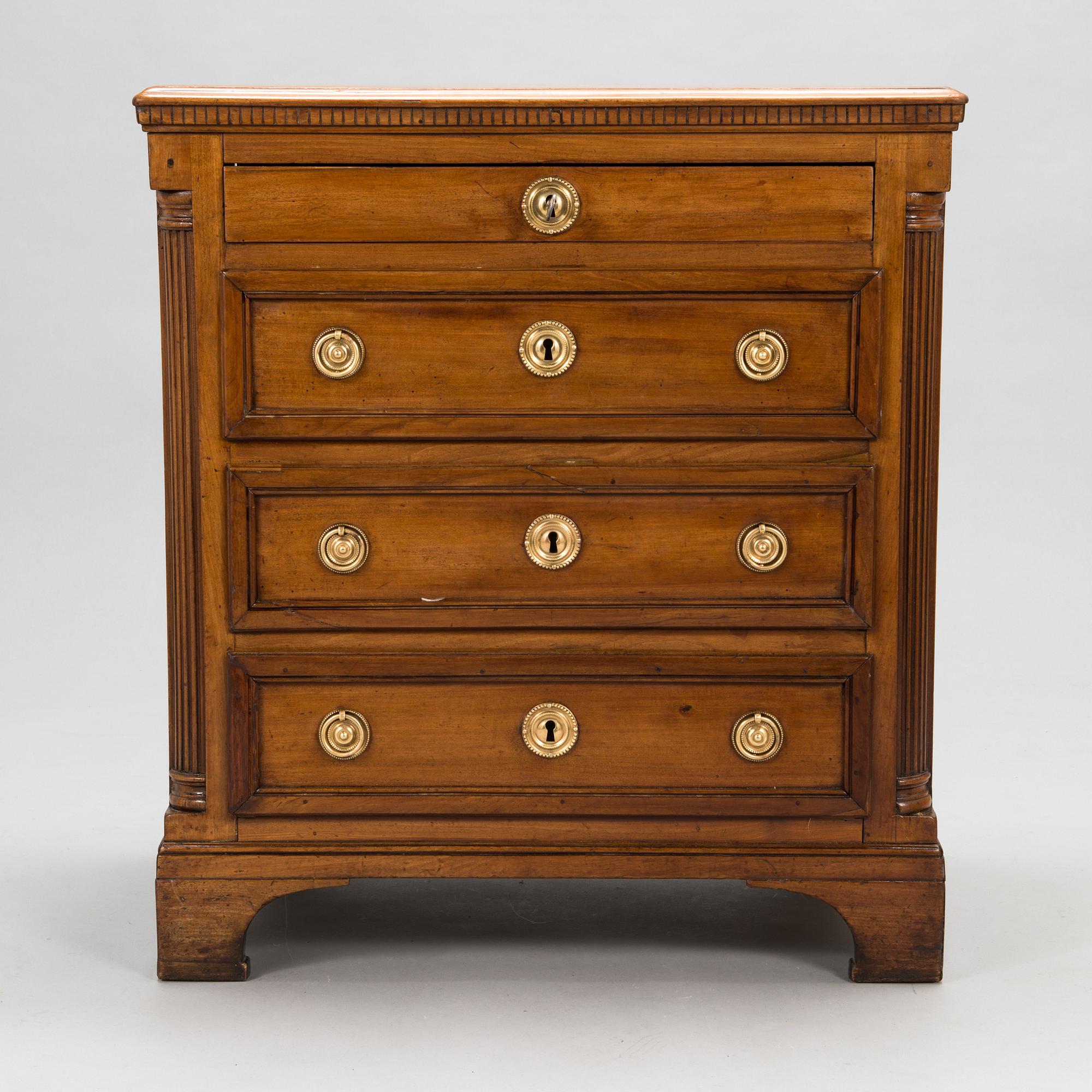 Chest of drawers, Louis XVI style, Denmark, early 19th century.