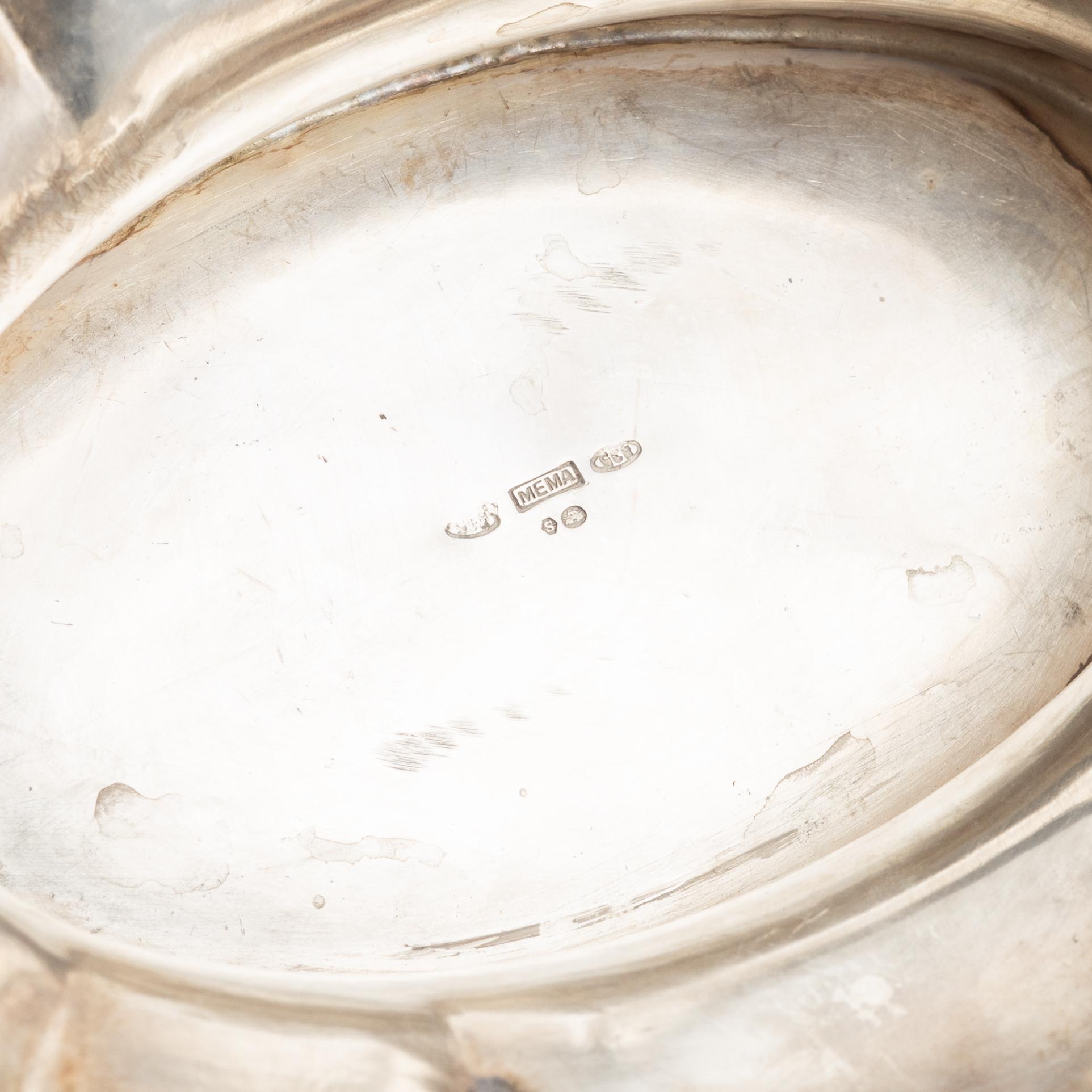 Vinkylare, silver 835, svenska importstämplar, MEMA, 1900-talets första hälft/mitt.