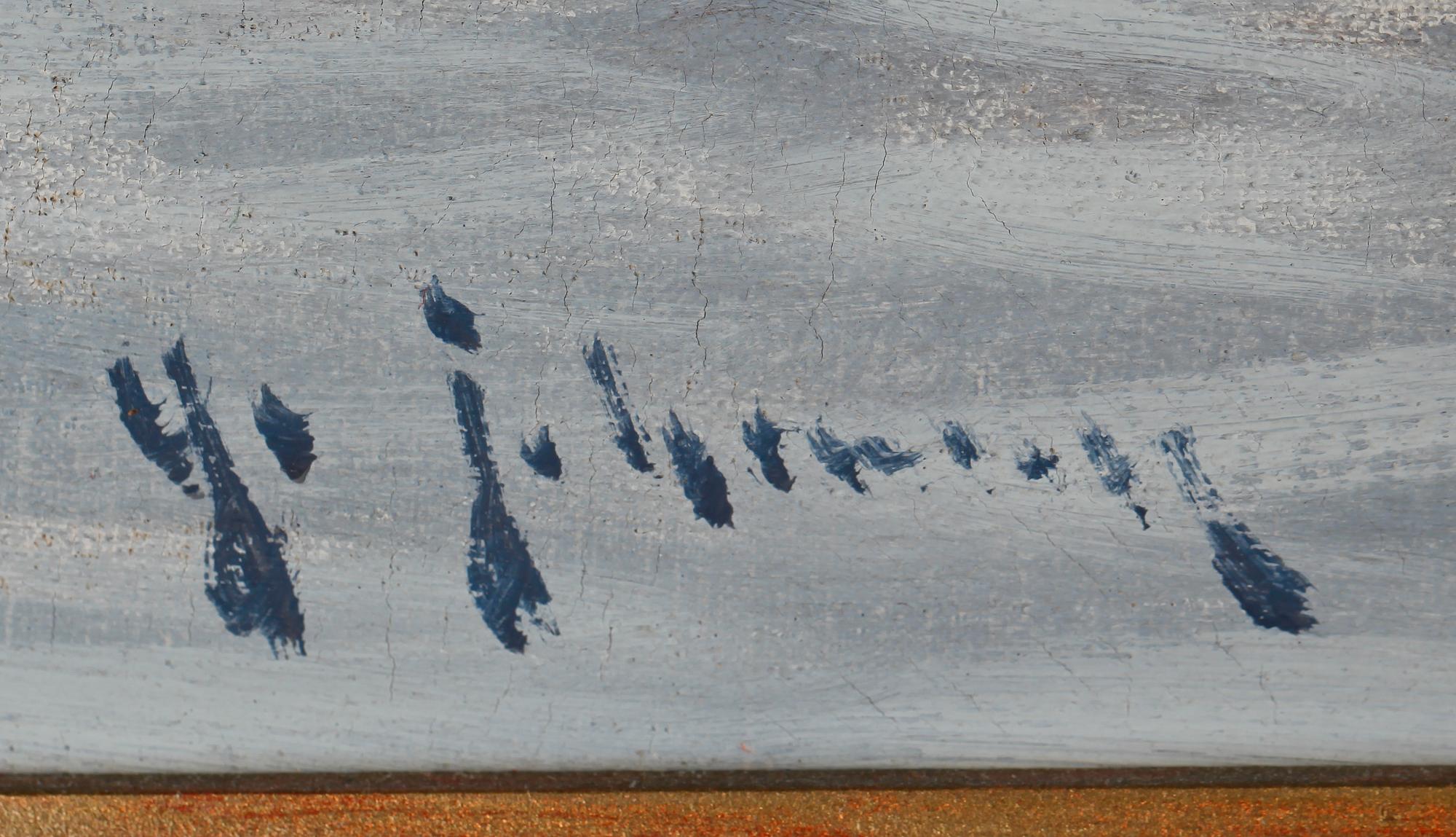 YO JOHANSSON, olja på duk, signerad.