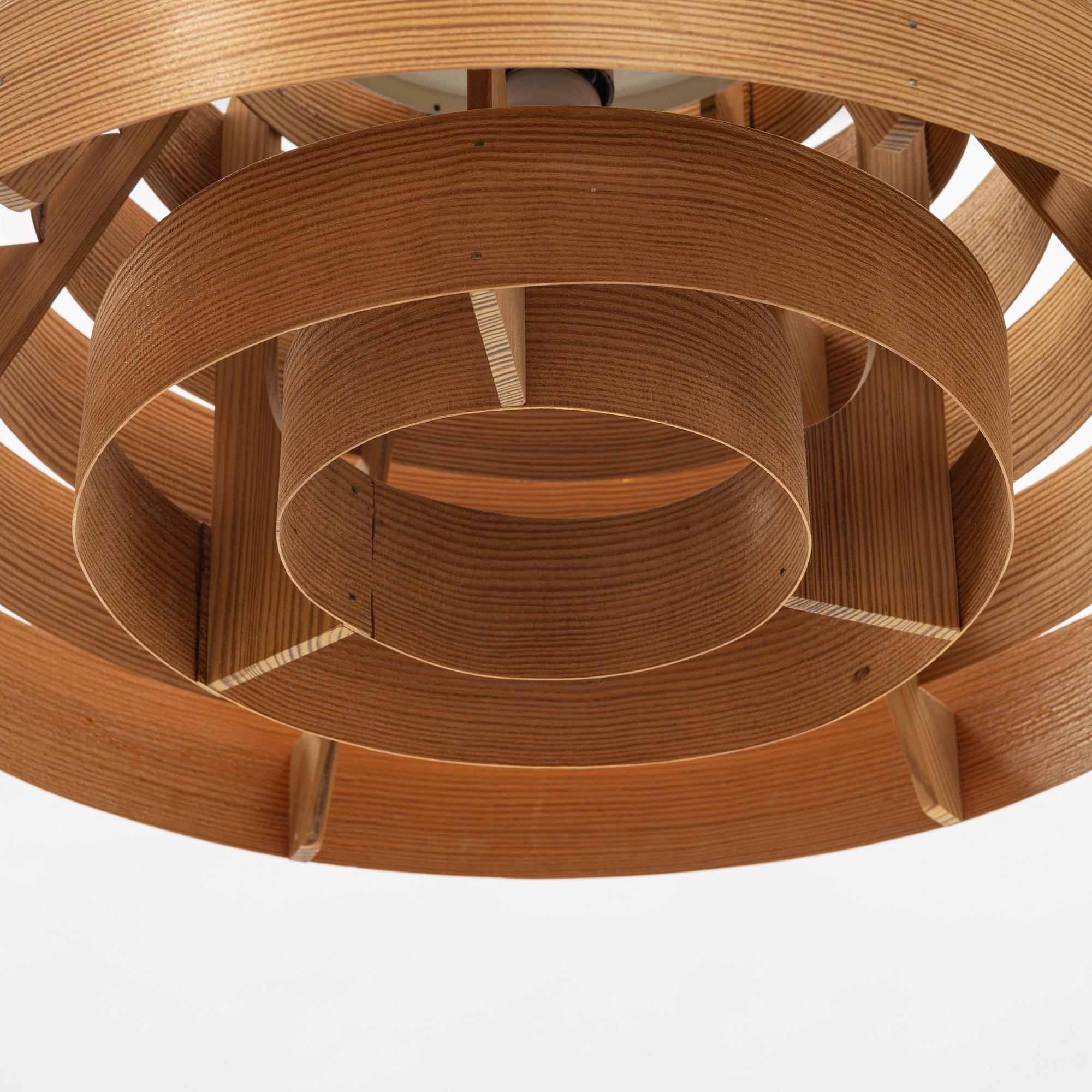 Hans-Agne Jakobsson, a 'T-454/Buttle' ceiling light, Ellysett AB, Markaryd, Sweden.