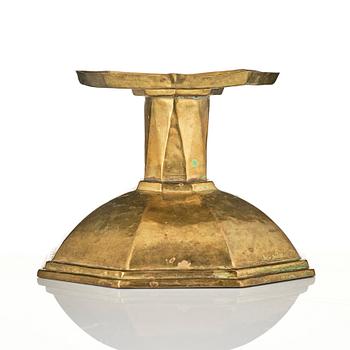 Bernhard M Linder, candlestick, Stockholm, 1930.