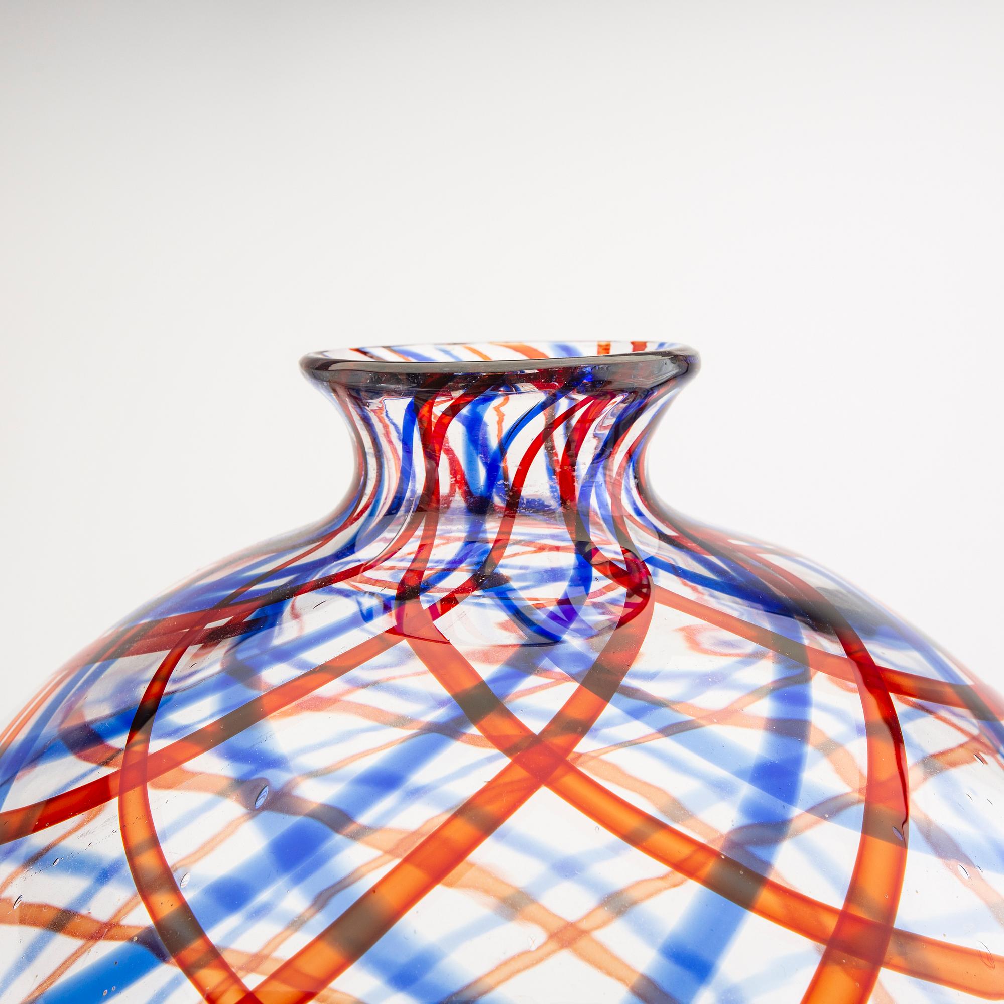 Alessandro Mendini, vas, glas, signerad och numrerad 12-50, Venini.