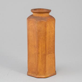 A 19th century creamware jar, Carl Söderberg, Höganäs.