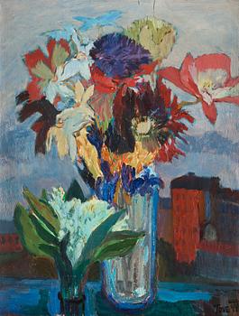 341. Tove Jansson, Still life with spring flowers.