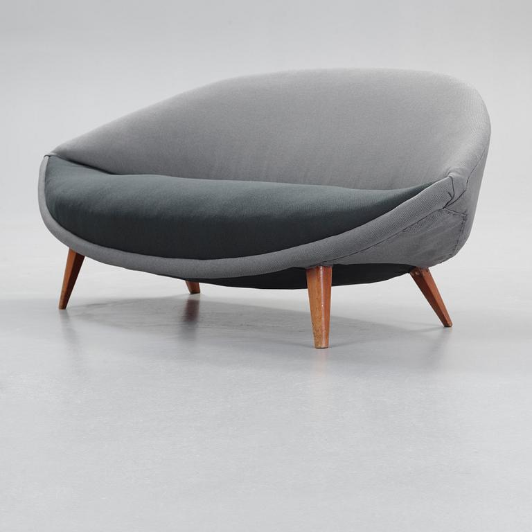 A Swedish upholstered sofa 'The coffee bean', possibly by Folke Jansson, Sweden 1950's.