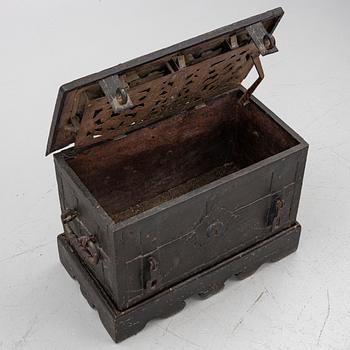 Baroque strongbox, 18th century.