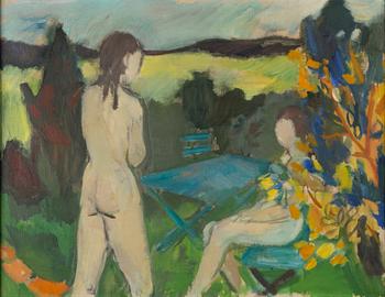 NILS NILSSON, oil on canvas.