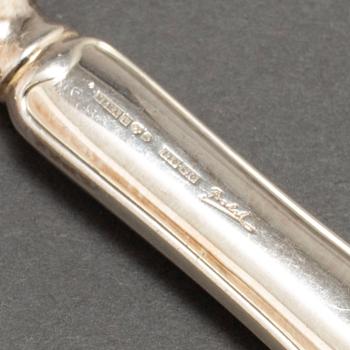 LINUS HOLST, bestick, 18 st, silver. "Disa", Mema. Bl a Lidköping 1991.