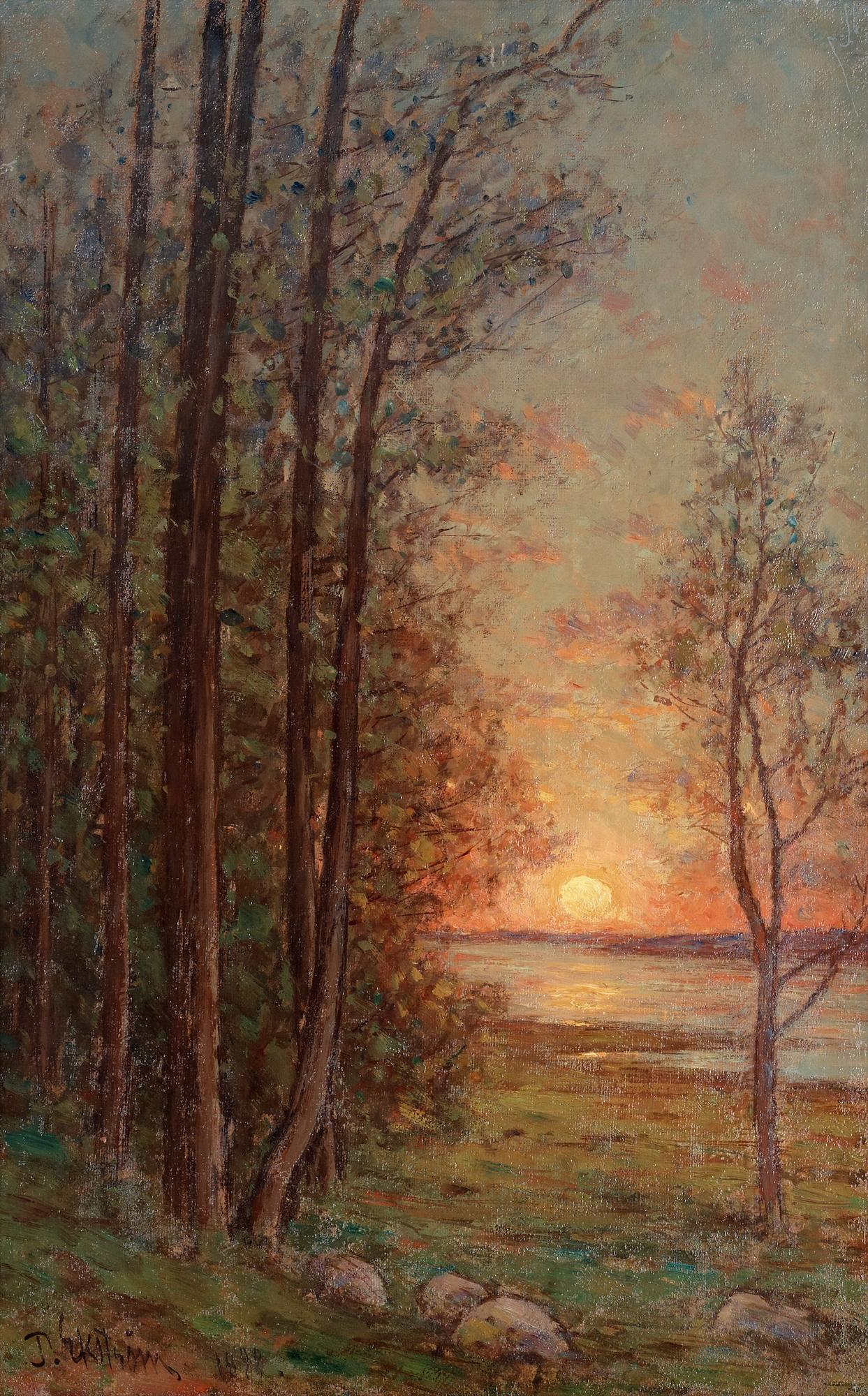 Per Ekström, Sun setting over the sea.
