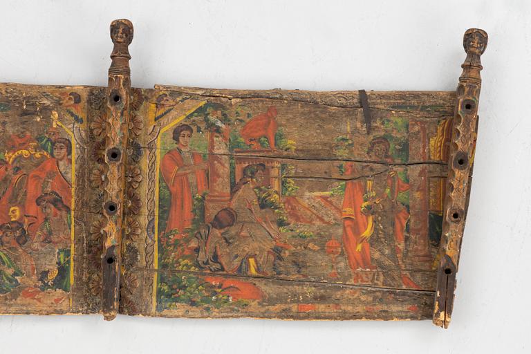 Del av vagn, troligtvis Östeuropa, 1700-tal.