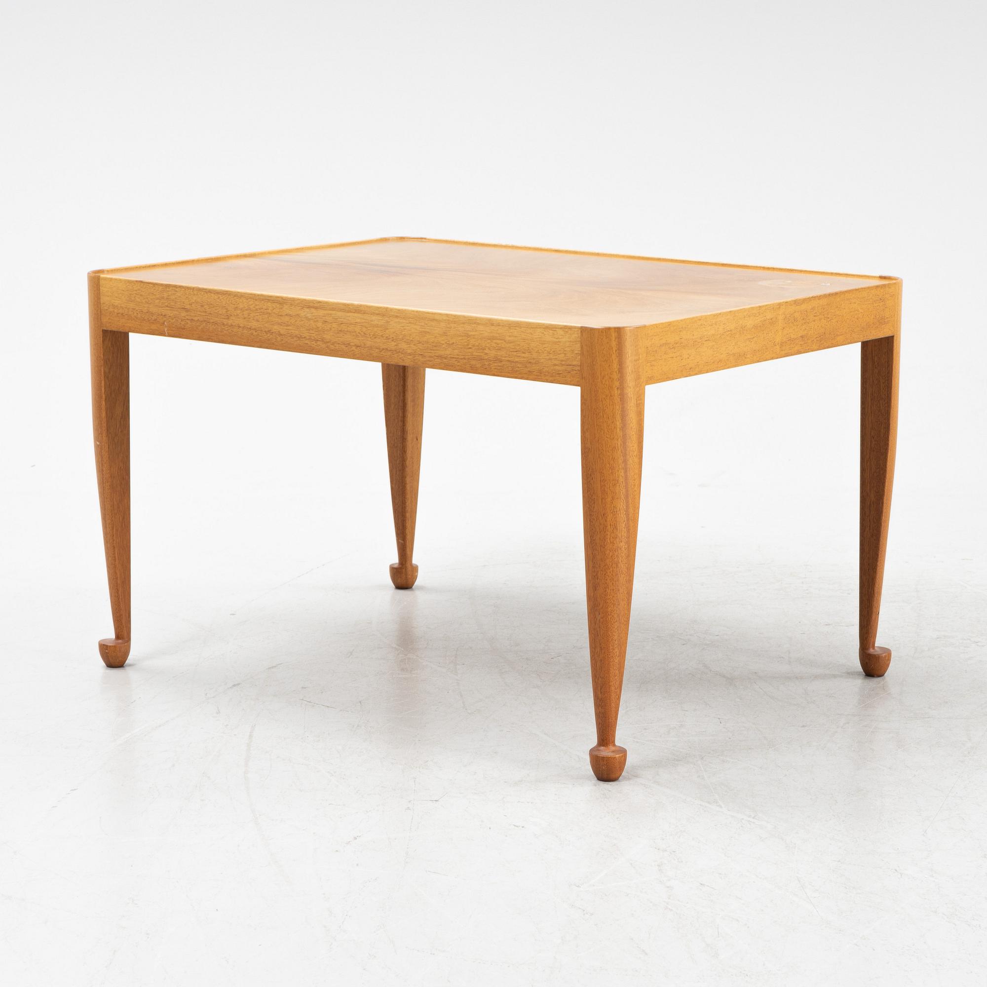 Josef Frank, a mahogany coffee table, Svenskt Tenn, Sweden.
