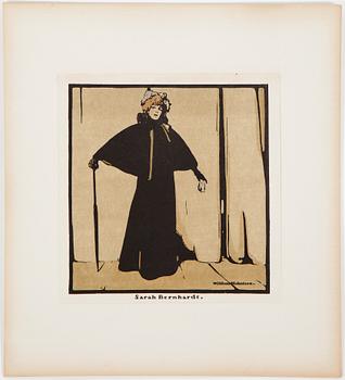 William Nicholson, portfolio with 12 woodcuts. Dated 1899.