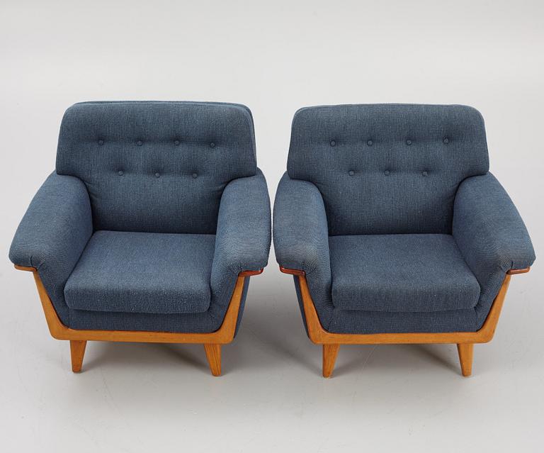 Andersson Brothers, Armchairs, a pair, mid-20th century.