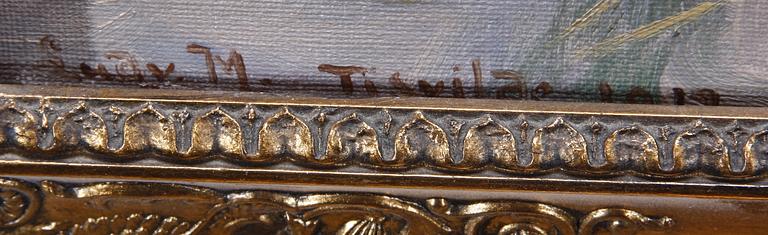 LUDVIG, MÖGELGAARD, olja på duk, sign o dat Tisvilde 1917.