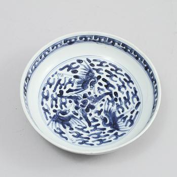 SKÅL, porslin, Kina, sen Qing-dynasti.
