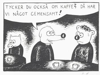 Gunnar Lundkvist, "Tycker du också om kaffe?".