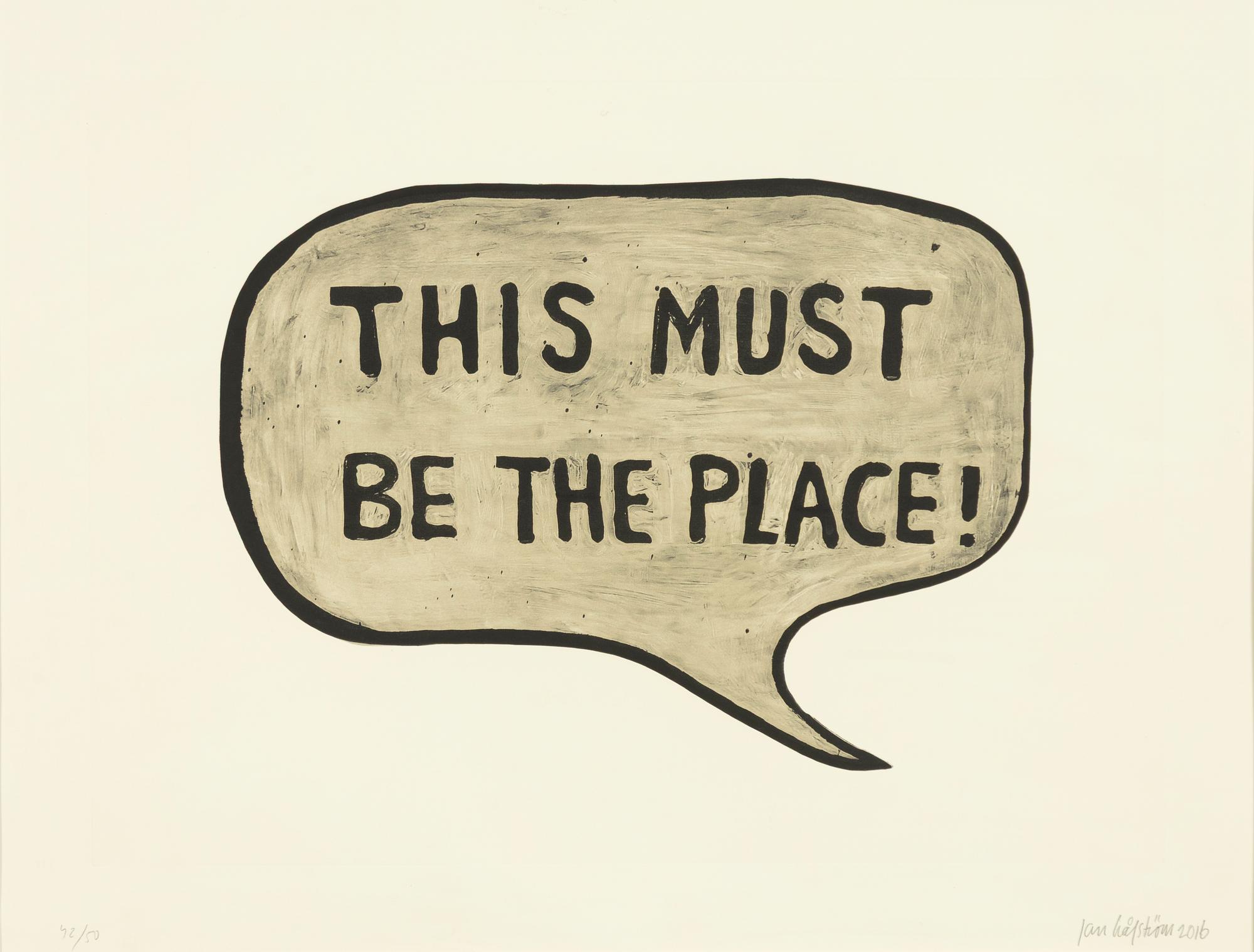 Jan Håfström, "This must be the place".