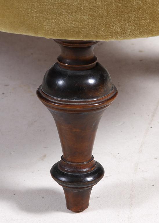 KANAPÉ, nyrokoko, 1800-talets slut.