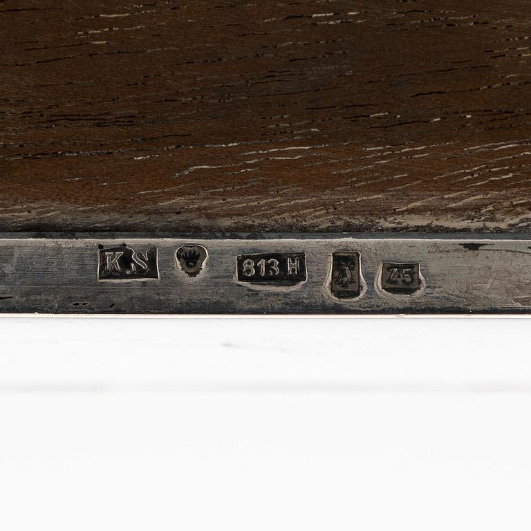 Kustaa Severin Sahlstedt, a 1920s silver cigar box, Turku 1929.