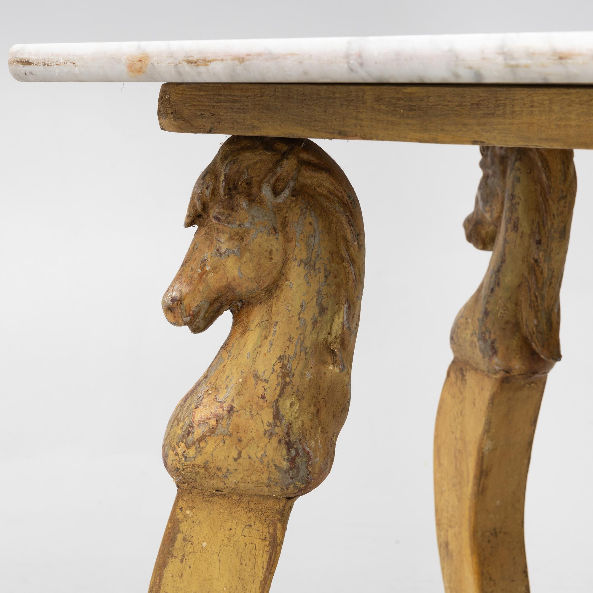 A table, possibly southern Europe,  around 1900.
