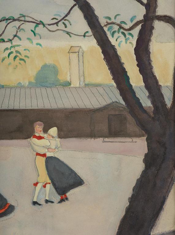 Einar Jolin, Midsummer Dance at Skansen, Stockholm.