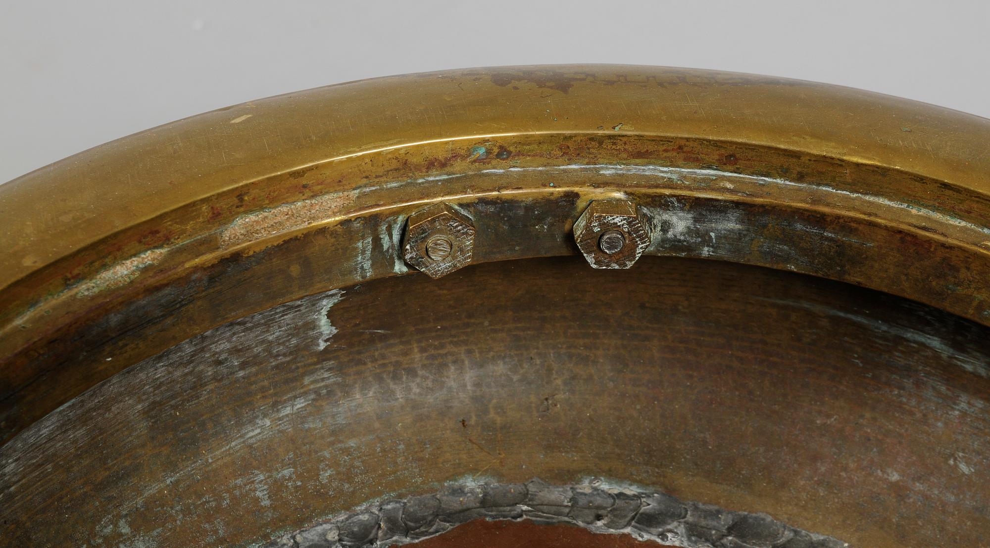 FYRFAT, mässing, 1800-tal.