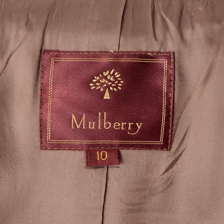MULBERRY, a wool and silk jacket.