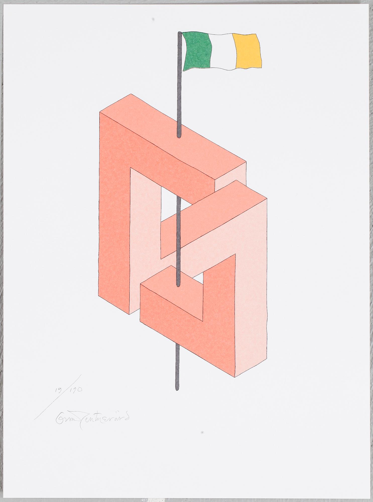 OSCAR REUTERSVÄRD. 15 st i mapp " European Impossible Figures " signerade och numrerade 19/90.