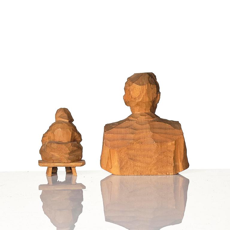 Axel Petersson Döderhultarn, Five sculptures (5).