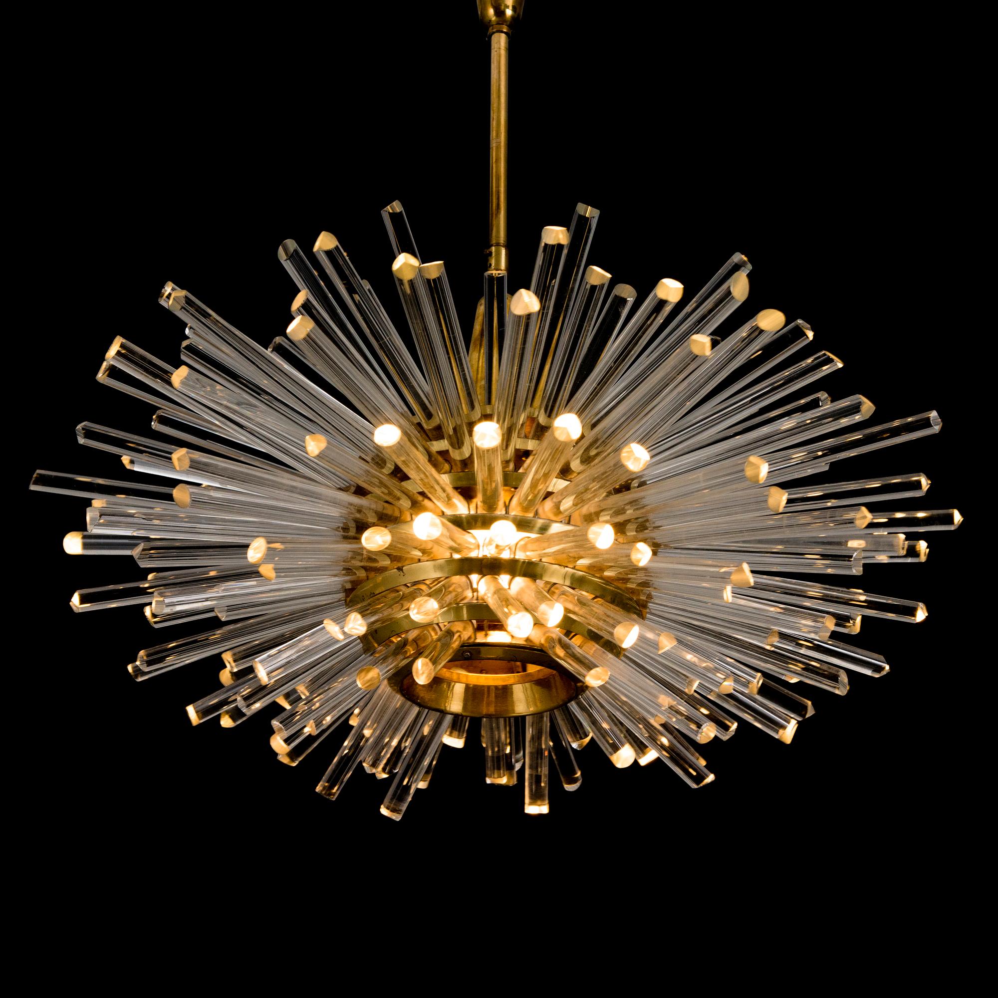 An Austrian 1960s 'Miracle' chandelier by Bakalowits & Sohne.