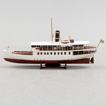 BÅTMODELL, "S/S Mariefred", omkring 2000.