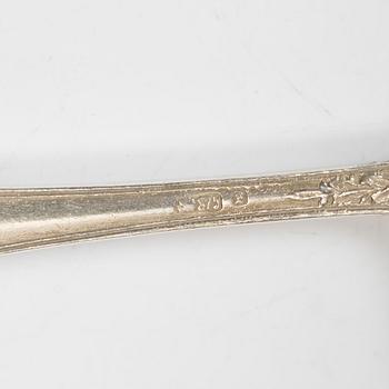 Bordsgafflar, 6 st, silver, Moskva, Ryssland 1908-26.