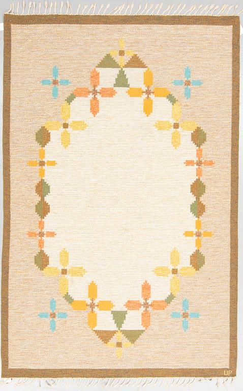 ULLA PARKDAL, MATTA, rölakan, ca 256,5 x 166 cm, signerad UP.