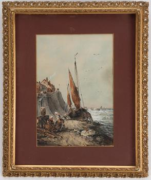 THEODORE ALEXANDER WEBER, Watercolour, signed and dated 1898.