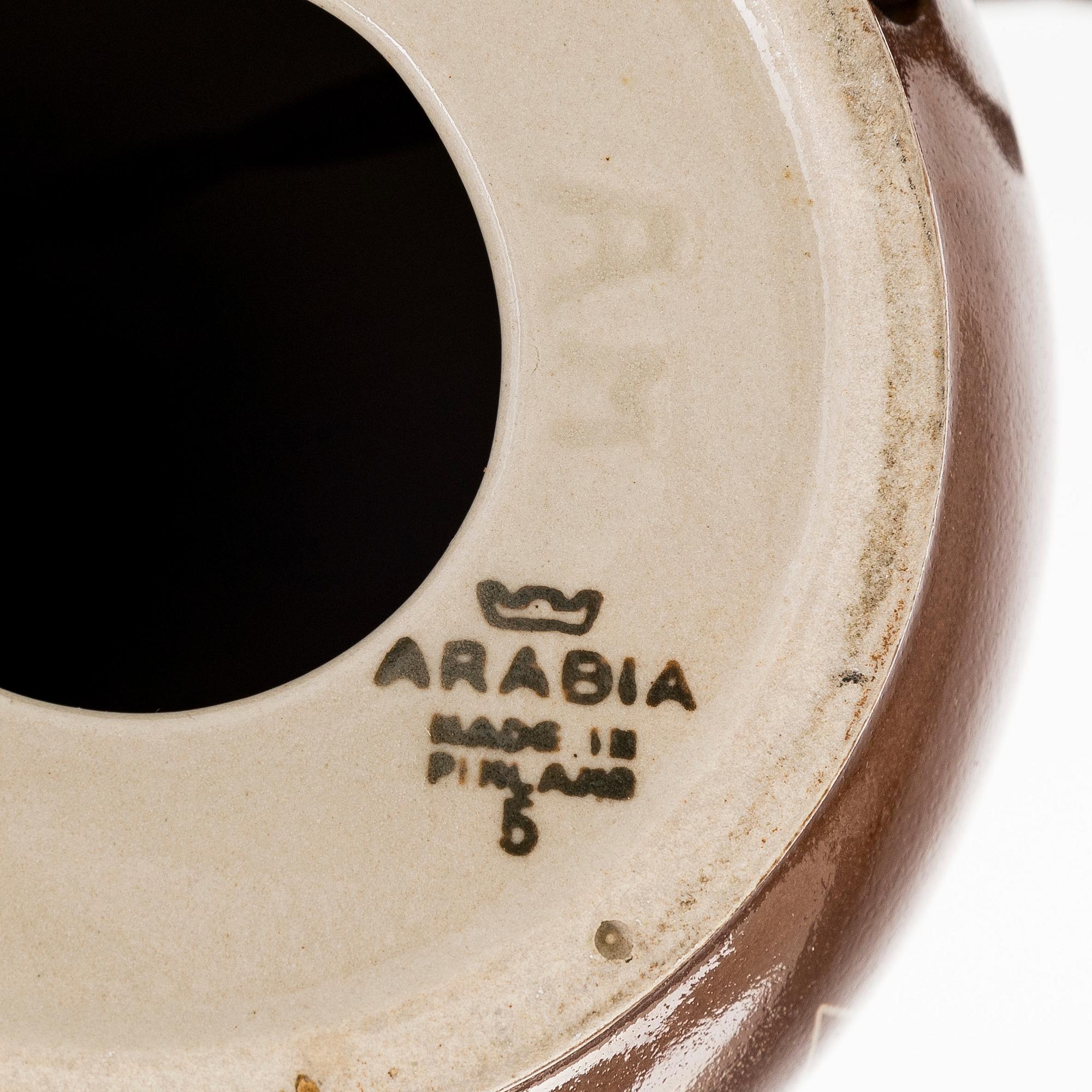 A 1960's table lamp, Arabia, Finland.
