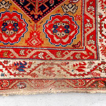 An antique Malajir runner ca 505x102 cm.