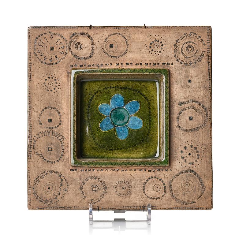 Rut Bryk, a wall relief/plaque, Arabia, Finland ca 1960.