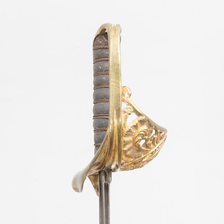 Sabel m/1859 för officer vid Infanteriet.