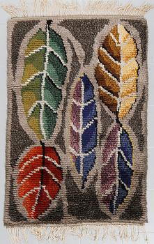 A hooked rug by Ingrid Johansson, second half of the 20th century, ca 150 x 100 cm.