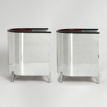 Mats Theselius, fåtöljer, ett par, "Aluminiumfåtölj", specialbeställda, Källemo, Värnamo, 2014.