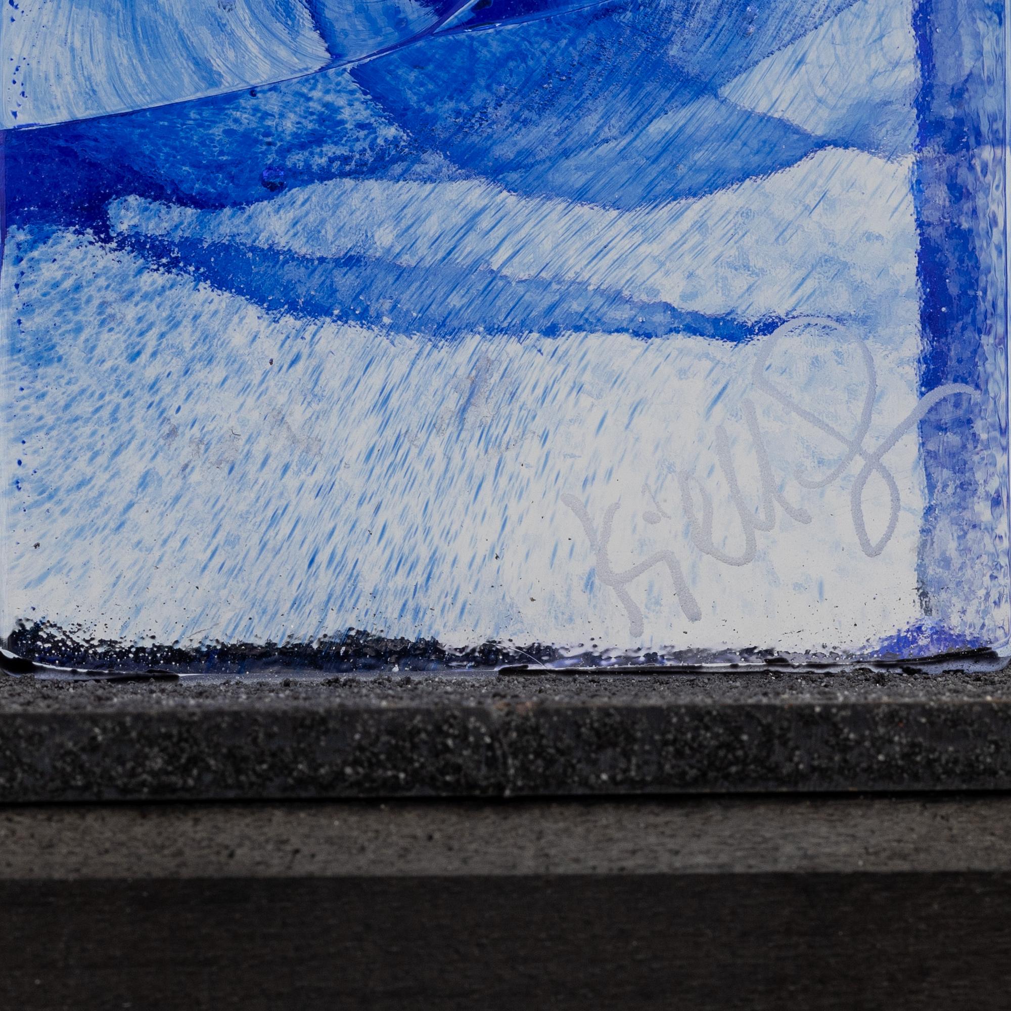 Kjell Engman, a unique glass sculpture, Kosta Boda, Sweden.