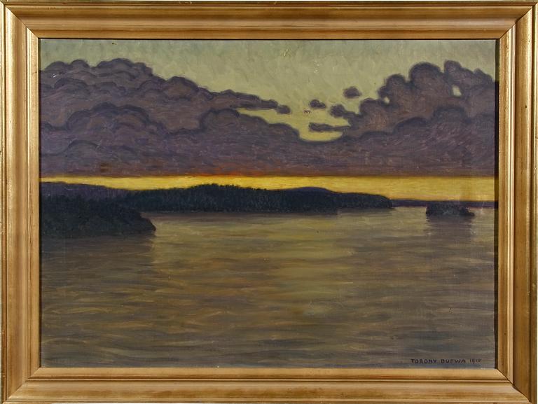 DUFWA, TORGNY, olja på duk, sign o dat 1910.
