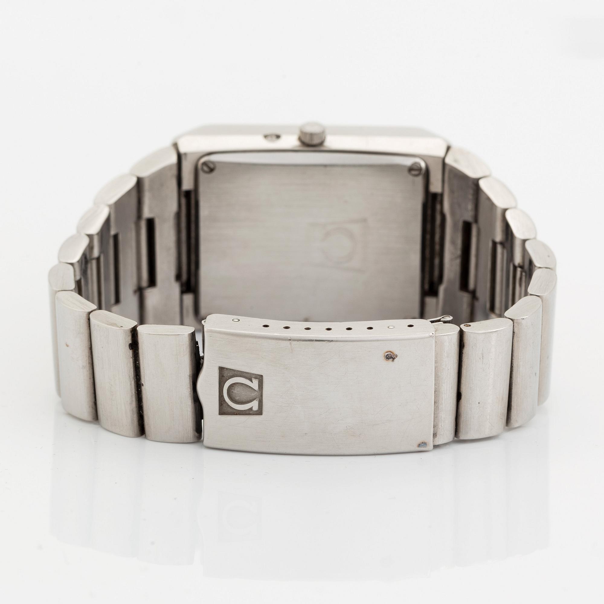 Omega, Constellation, Megaquartz, Marine Chronometer, armbandsur, 33 x 49 mm.