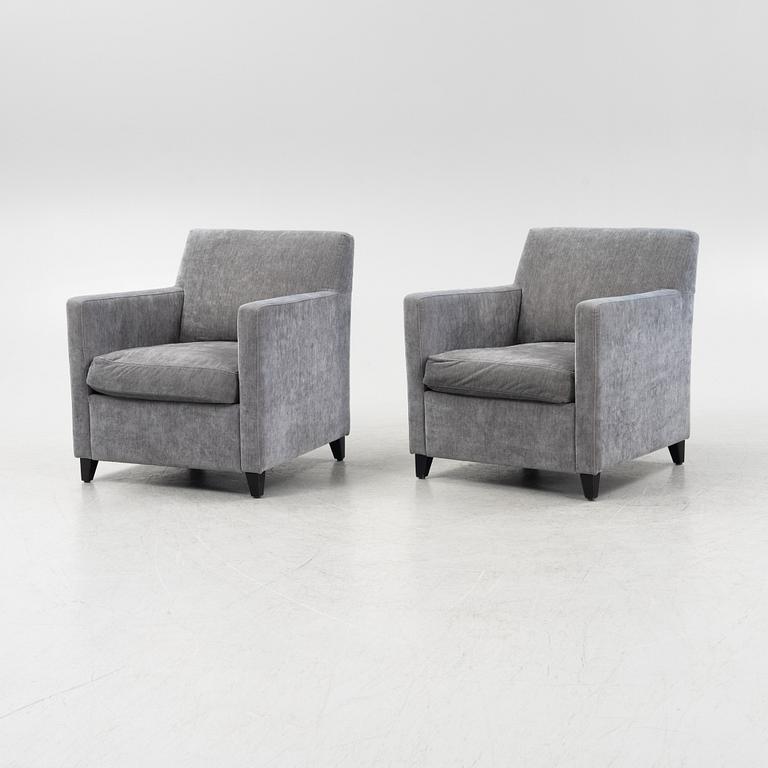 A pair of easy chairs from Slettvoll.