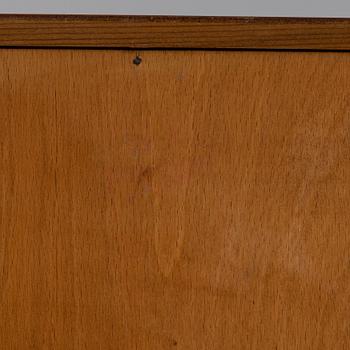 A teak veneered cabinet, mid 20th Century.