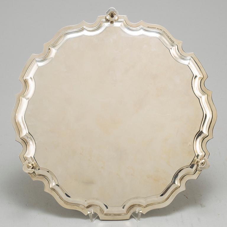 TIFFANY & CO, tray, sterling silver, marked Tiffany&Co and numbered 24071.