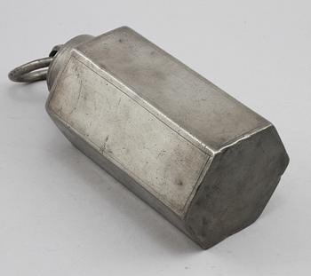 PRISMAFLASKA, tenn, 1800-tal.