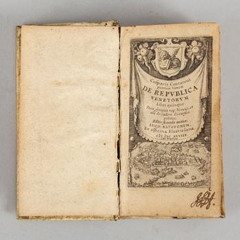 Elzevirs 1628, 1629, 1631 (Venice, Rome, Italy) (3 vol).